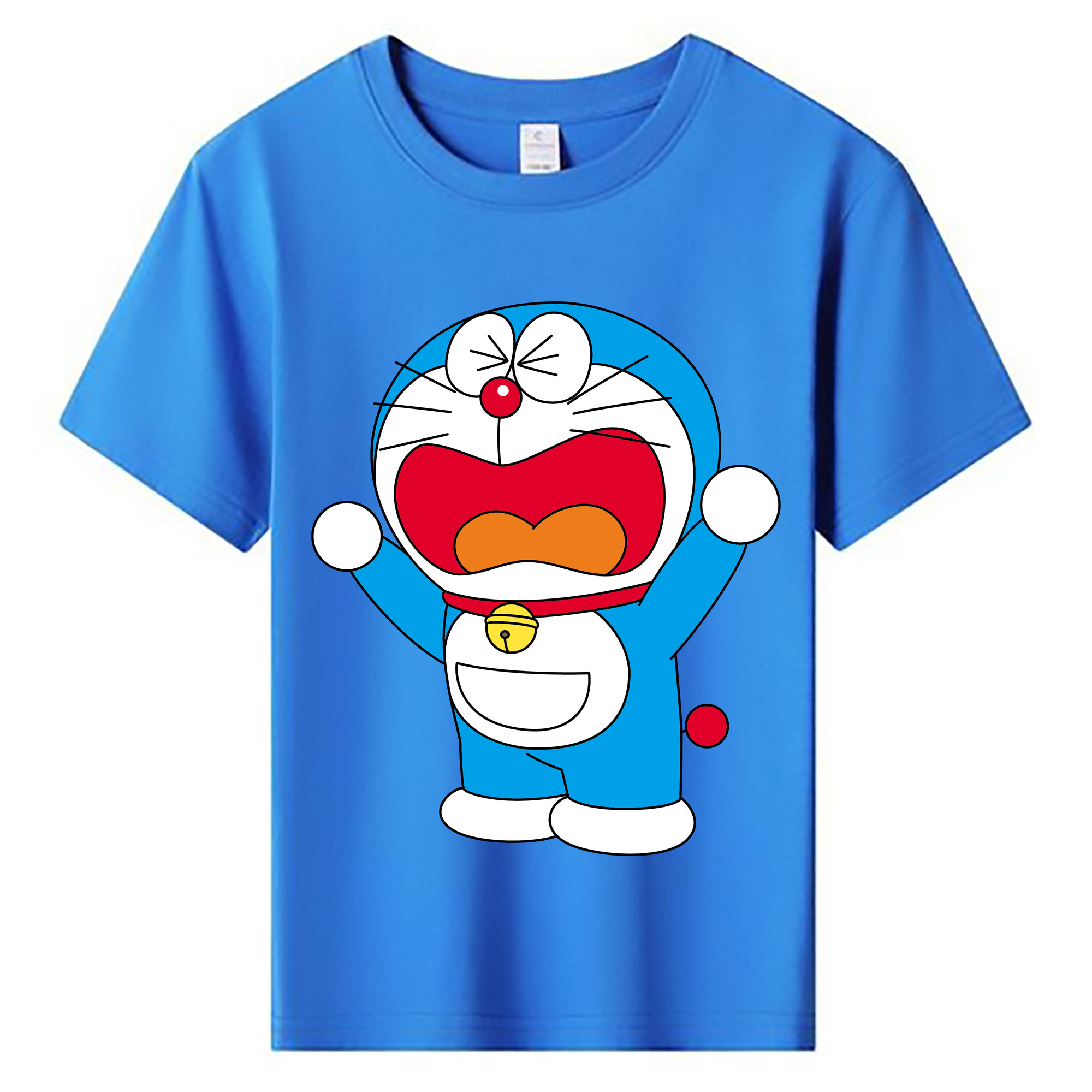 （画像用） ドラえもん Doraemon 綿100％キッズTシャツ（フロントプリント）